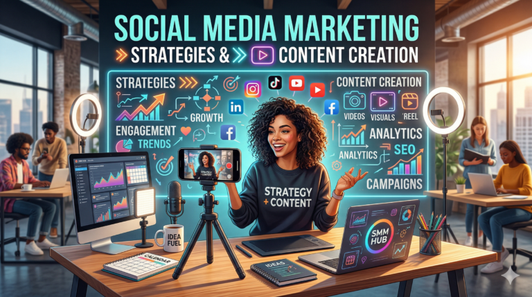 Social Media Marketing Strategies and Content Creation